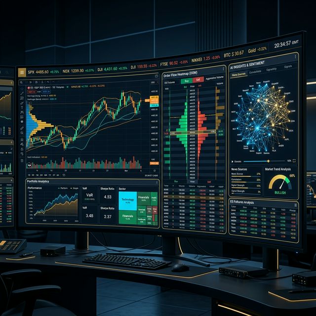 Institutional Trading Dashboard